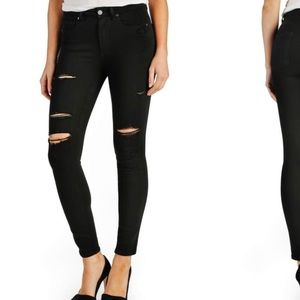 Paige denim hoxton ankle in black shadow dest